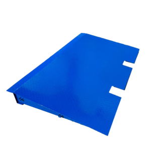 Stahl-Auffahrrampe für Seecontainer-Ladeplattform 210 x 123,5 x 16 cm, 5.000 kg Traglast