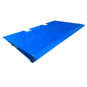 Stahl-Auffahrrampe für Seecontainer-Ladeplattform 210 x 123,5 x 16 cm, 5.000 kg Traglast