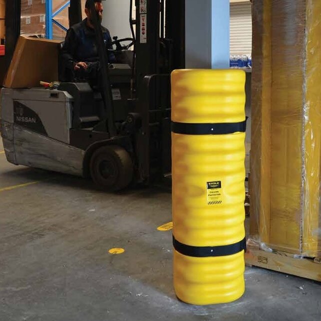 Polyethylene column protection 610 x 610 x 1067mm   square shape 20.3 cm