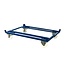 SalesBridges Pallet Dolly 2000kg for Pallets, Containers and Mesh Containers 1200x800 mm