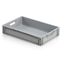 Plastic Kratten 60x40x12 cm Stapelbak Eurobox  Open handvat