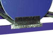 Drum rack shelves with sump tray 6x 200 Liter horizontal position Drum rack shelves with sump tray 6x 200 Liter horizontal position