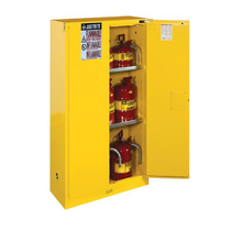 Armoires de sécurité classiques de 45 gallons Armoire inflammable - 165 x 109 x 45 cm - Jaune