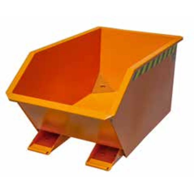 Swarf Tipper Container GU-E model with drain tap and sieve insert