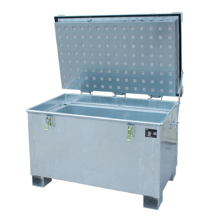 Lithium-Ion veilig container voor nieuwe, gebruikte of beschadigde Li-Ion accu