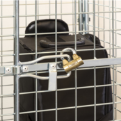 Diebstahlsicherer Rollcontainer – Sicherheitscontainer, verzinkt, 72 × 83 × 100 cm