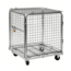 Kongamek Diebstahlsicherer Rollcontainer – Sicherheitscontainer, verzinkt, 72 × 83 × 100 cm