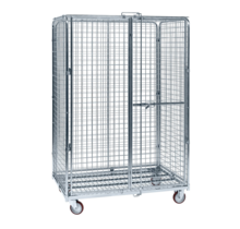 Anti Theft Roll Container Security Container  L1200xW800xH1870 mm