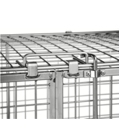 Roll Conteneur Antivol Conteneur de Sécurité  L1200xP800xH1870 mm