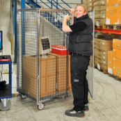 Roll Conteneur Antivol Conteneur de Sécurité  L1200xP800xH1870 mm