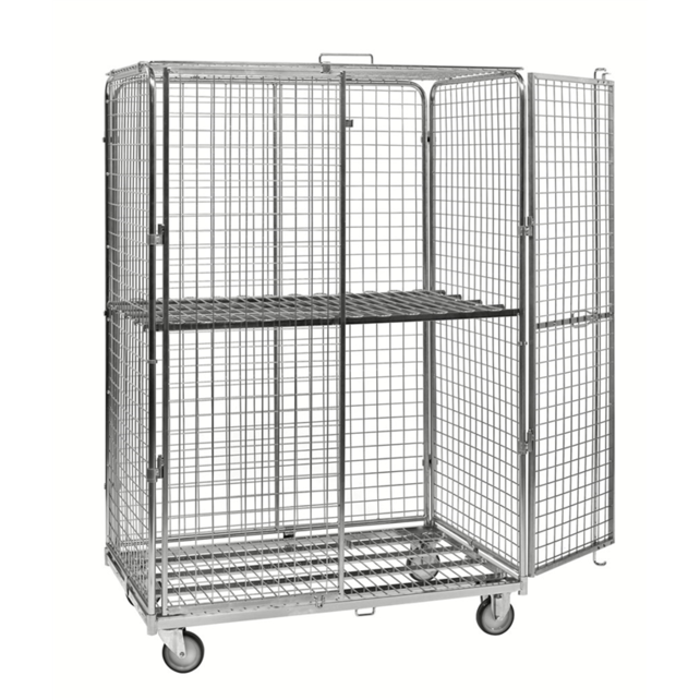 Roll Conteneur Antivol Conteneur de Sécurité  L1200xP800xH1870 mm