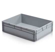 Eurobox Universal 80x60x22 cm open handle Eurocontainer KLT box  closed handles