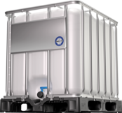 IBC liquid container 1000 liters with plastic pallet - New