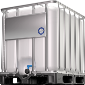 Conteneur liquide IBC 1000 litres avec palette plastique - Neuf