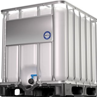 Conteneur liquide IBC 1000 litres avec palette plastique - Neuf