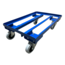 SalesBridges Plateau roulant en acier 60x40 cm Dolly pour bac de rangement  - Capacité 450Kg