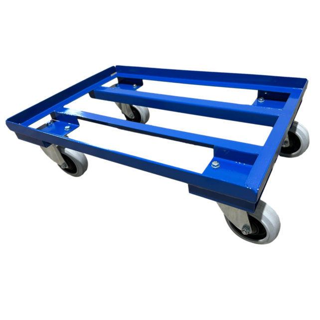 Plateau roulant en acier 60x40 cm Dolly pour bac de rangement  - Capacité 450Kg