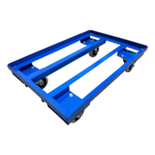 Steel Dolly for plastic crates 80x60 cm - Load capacity 450Kg
