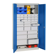 Workshop Cabinets,  W1000 x D500 x H1950mm. Tall Cabinets With Hinged Doors