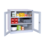 Salesbridges Cupboard with transparent doors, storage workshop cabinet W1000xD500xH1000mm