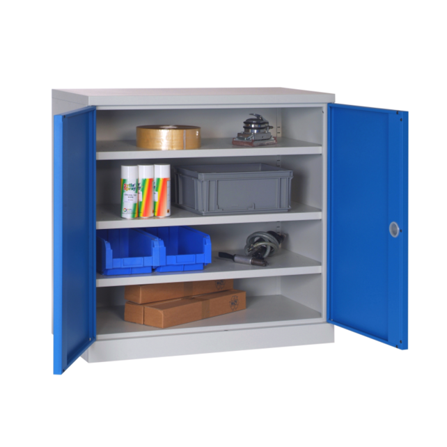 Armoires a portes battantes pour atelier de travail Hauteur 1000mm