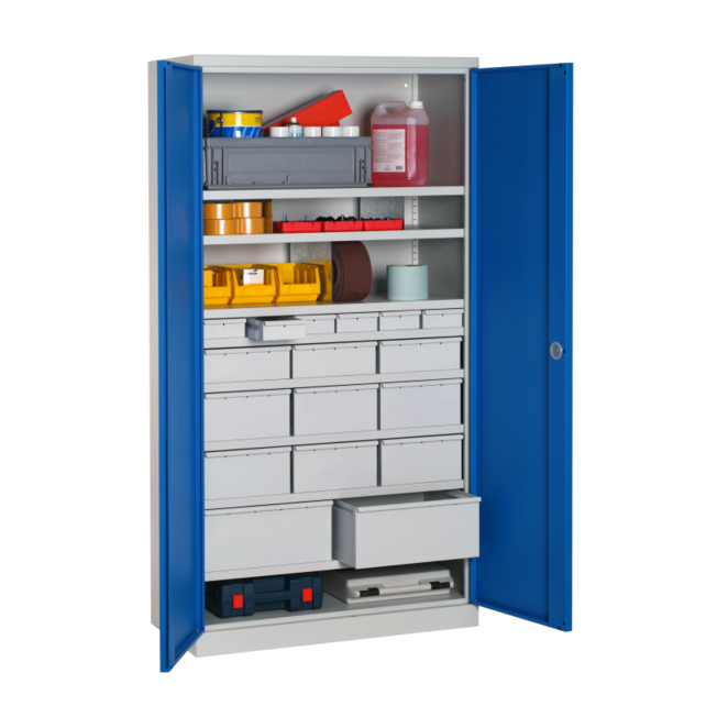 Hinged door cabinets storage cupboards for workshop Height 1950mm