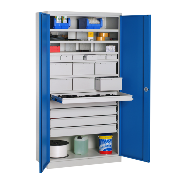 Hinged door cabinets storage cupboards for workshop Height 1950mm