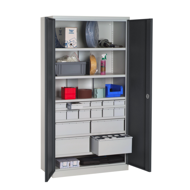 Hinged door cabinets storage cupboards for workshop Height 1950mm