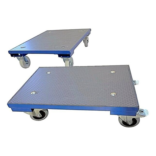 Transportroller für Euronorm-Stahlbehälter 80 x 60 cm – 450 kg