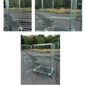 Anti Diefstal Rolcontainer Veiligheidscontainer Verzinkt L1200xB805xH1800 mm