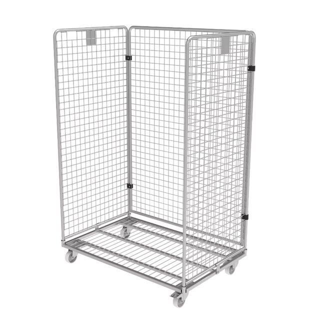 Large Anti Theft Roll Container Security Container Zinc 1200x805x1800 mm