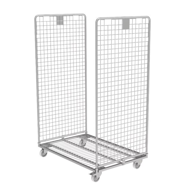 Large Anti Theft Roll Container Security Container Zinc 1200x805x1800 mm