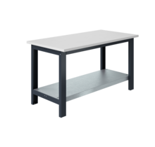 Galvanized steel shelf for SI workbench