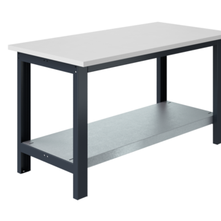 Etagère galvanisée pour SI table de travail