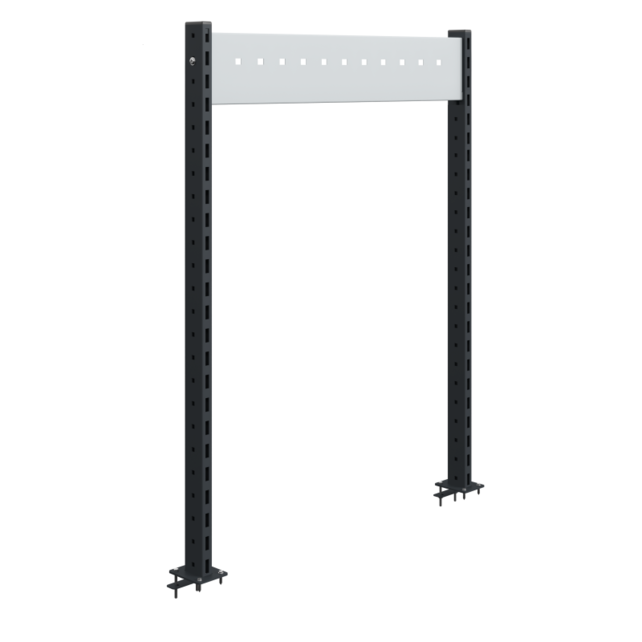 Uprights for worktable