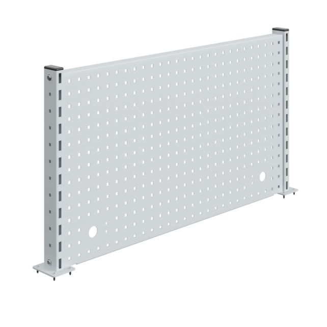 Perforated upper backboard H585mm, with two uprights