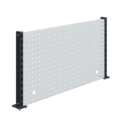 Perforated upper backboard H585mm, with two uprights