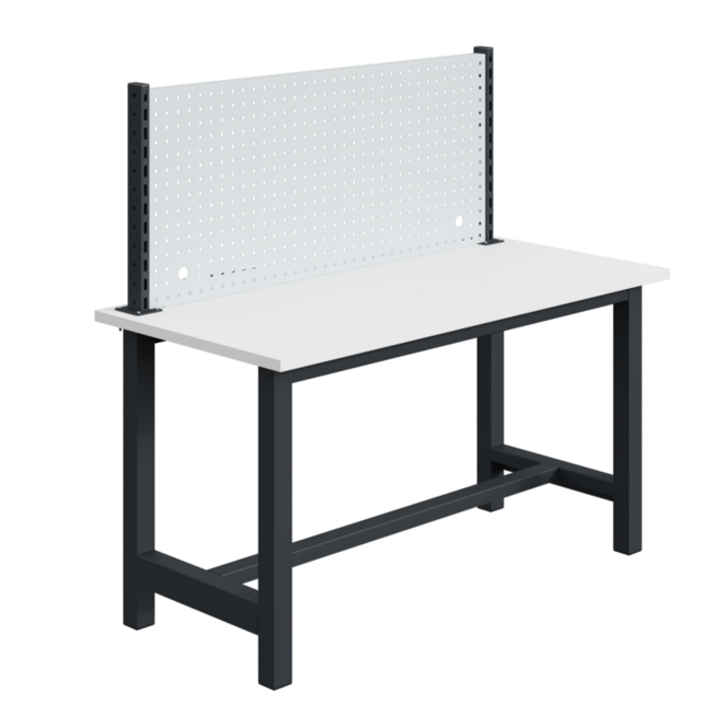 Perforated upper backboard H585mm, with two uprights