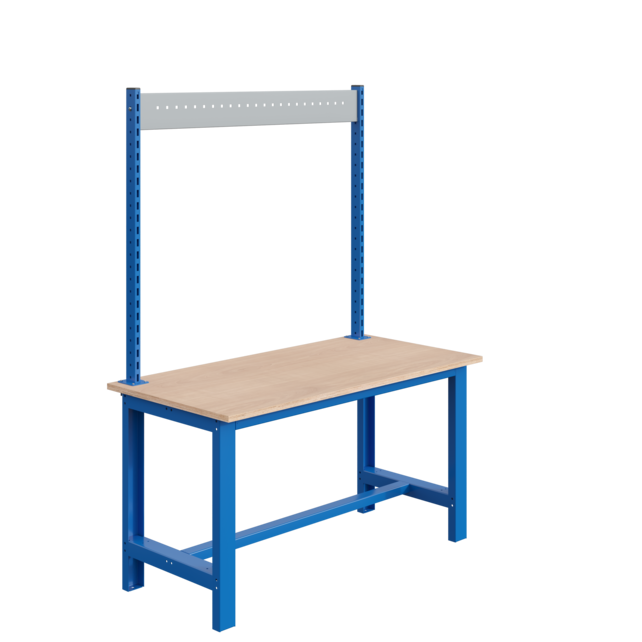 Uprights for worktable