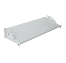 Reclining and depth adjustable shelves