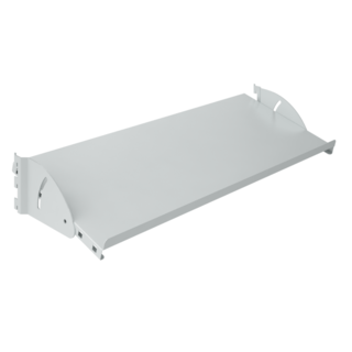 Reclining and depth adjustable shelves