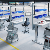 Grab containers support rail