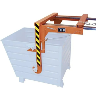 Traverse basculante BST pour bennes en acier pour chariot élévateur