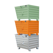 Stapelkipper Kippcontainer BSK für den Einsatz mit Traverse
