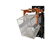 Conteneur grillagé BSK-G pour matériaux légers 900 litres pour chariot élévateur