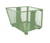 Conteneur grillagé BSK-G pour matériaux légers 900 litres pour chariot élévateur