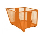 Wire mesh Container BSK-G for light materials 900 Liter for forklift