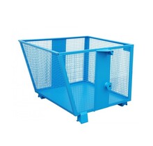 Wire mesh Container BSK-G for light materials 900 Liter for forklift