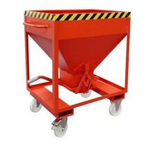 Silocontainer auf Rädern 375 Liter oder 600 Liter Typ SRE mit Gabeltaschen