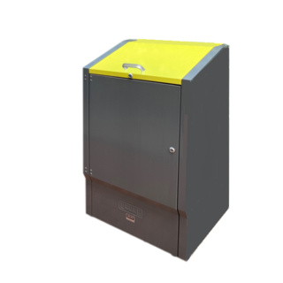 Shelter storage for of 240 Litres wheelie waste bin with flap cover